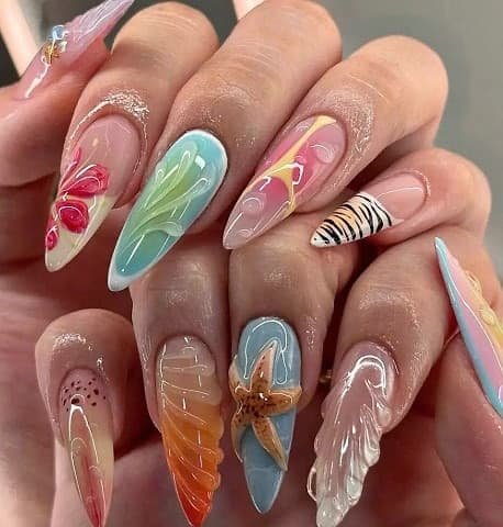 Acrylic Infill With Design